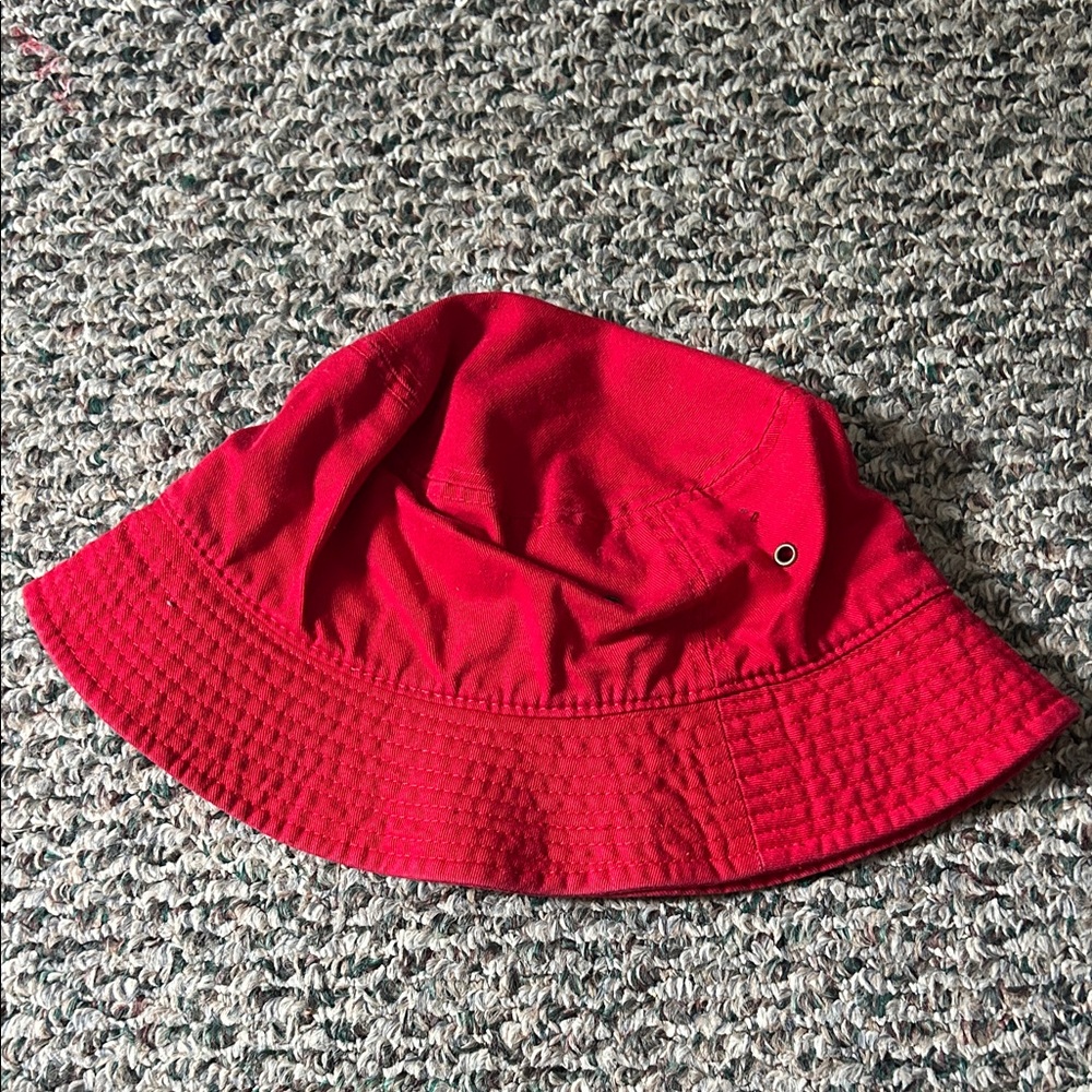 Red Bucket Hat